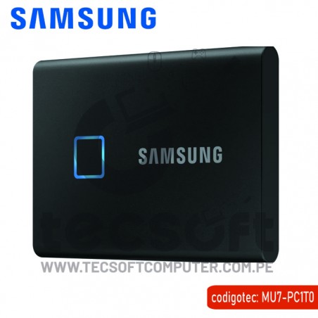 Samsung Portable SSD T7 Touch MU PC1T0K WW 1 TB Solid State Drive