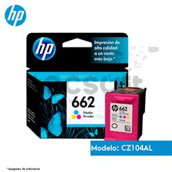 Cartucho de Tinta HP 662 ColorOriginal (CZ104AL)