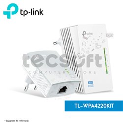 Kit Extensor Powerline WiFi AV600 a 300 Mbps (TL-WPA4220KIT)
