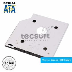 Segundo Disco Duro Hdd Caddy Sata Ssd 9.5mm para Macbook Laptop