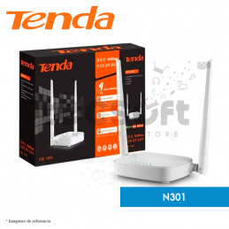 Router inalámbrico Tenda 300 Mbps (N301 )