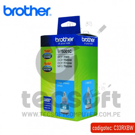 Botella De Tinta Brother Bt C Cyan