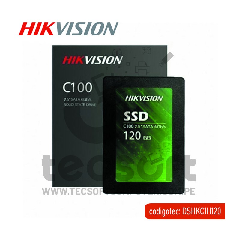 Disco Solido Hikvision HS-SSD-C100/120G 120GB SATA3 2.5"