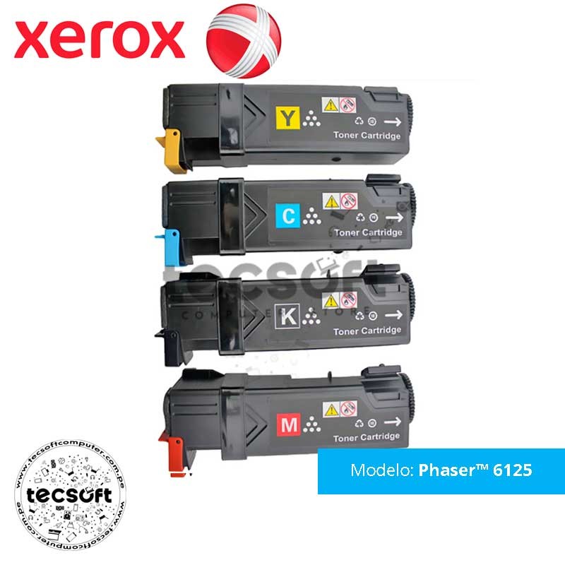 Toner Xerox Phaser 6125/6125N- 106R01331 106R01332 106R0133 106R01334