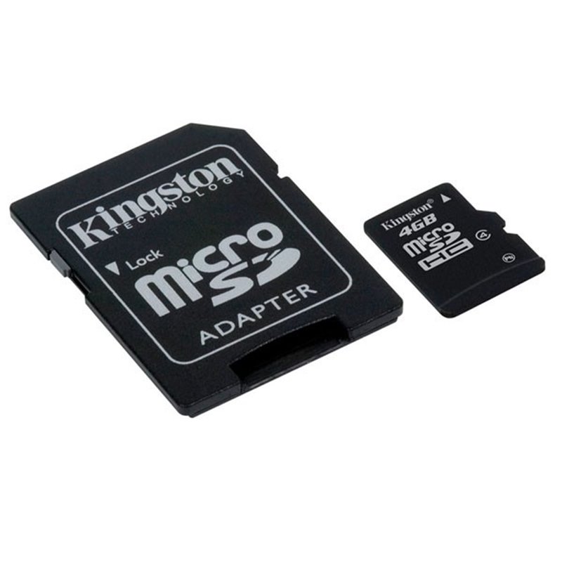 Memoria Micro SD 4GB Class 4 Kingston SDC4